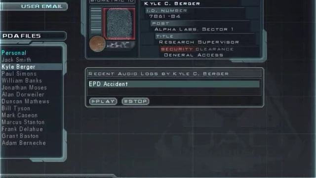 Doom 3 - Kyle Berger PDA смотреть онлайн