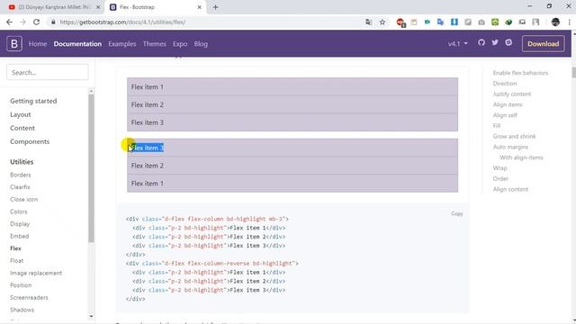 Ders-38 | Bootstrap Flex | Bootstrap Dersleri смотреть онлайн