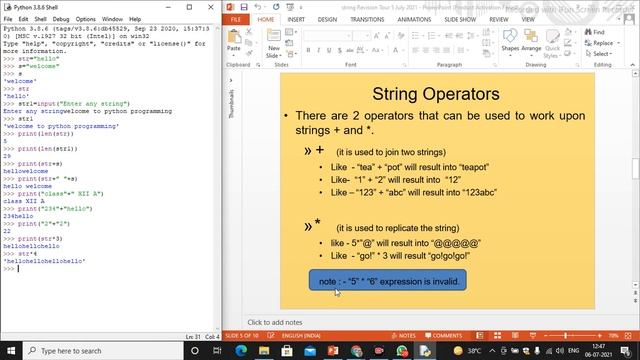 XII SC Part4 Strings in Python, String Operations смотреть онлайн