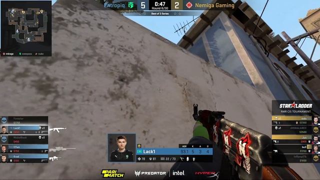 [RU] Entropiq vs Nemiga Gaming | Карта 1: Mirage | StarLadder CIS RMR Closed Qualifier смотреть онлайн