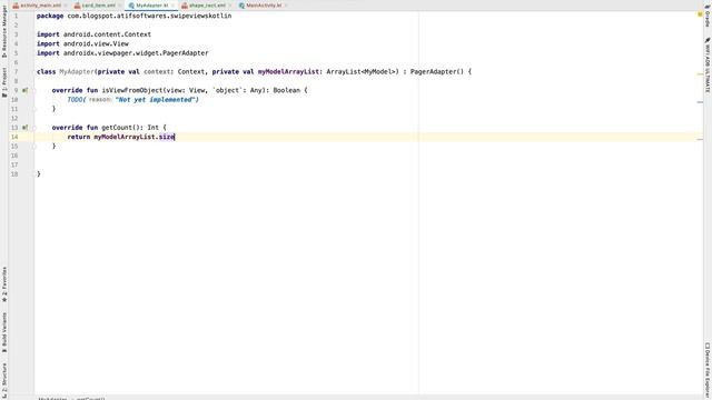 Swipe View using ViewPager | Android Studio | Kotlin смотреть онлайн