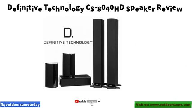 Definitive Technology CS 8040HD Speaker Center Channel Review and Buying Guide by outdoorsumo смотреть онлайн