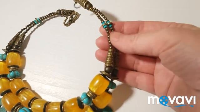 ПЕРЕДЕЛКА СТАРЫХ УКРАШЕНИЙ. Два новых колье в стиле бохо смотреть онлайн