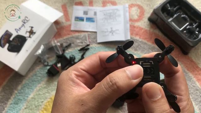Unboxing & Review Drone K04 Pocket Flying Helicopter Kids RC Very Mini Drone смотреть онлайн