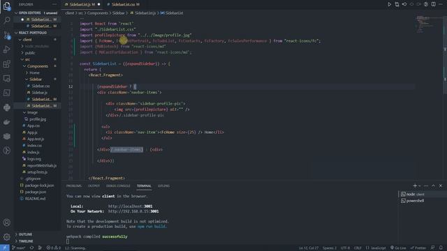 React webportfolio Иконки Сайдбара #5 смотреть онлайн