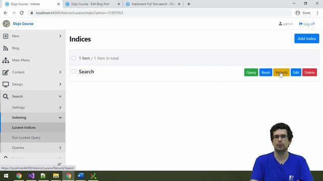 Searching and indexing Orchard Core content items - Dojo Course 3 (11) смотреть онлайн