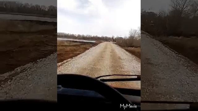 Первый выезд в Уфу а песком.открыли дороги.перевозка щебня. смотреть онлайн