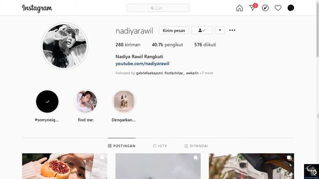 LIVE IG NADIYA RAWIL 11 JULI 2020 смотреть онлайн