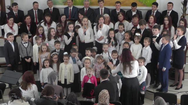 Служение детей. Часть 2. Пасха 08.04.18г. смотреть онлайн