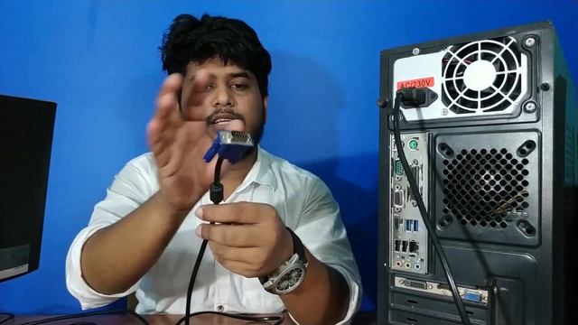 How to Connect Monitor and Keyboard with a Desktop Computer CPU смотреть онлайн