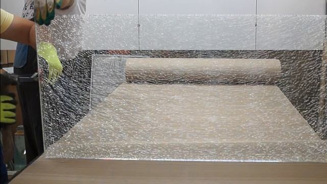 Декоративный триплекс "Колотый лед": Разрушение закаленного стекла внутри триплекса... Crash смотреть онлайн