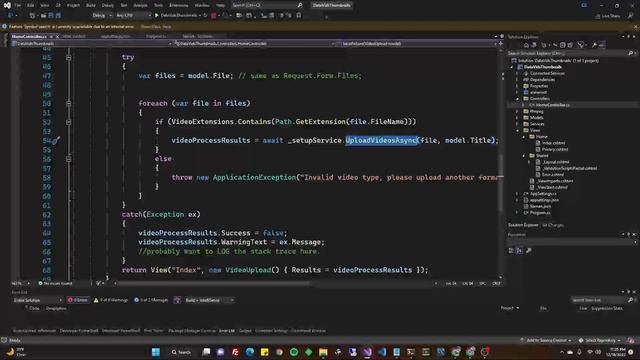 Upload Videos & make Thumbnails in DotNet MVC (C#) using FFMPEG смотреть онлайн