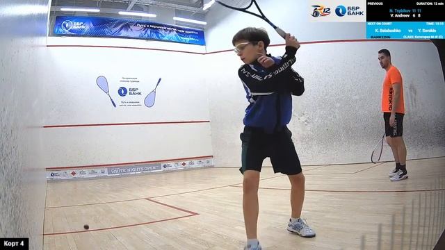 Дивизион 3 (С), 4-й корт, 3-й этап, ББР Банк Санкт-Петербург Сквош Серия, 06.11.2022 смотреть онлайн