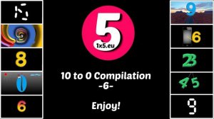 countdown numbers from 10 | 10 to 0 compilation | with voice and sound effects