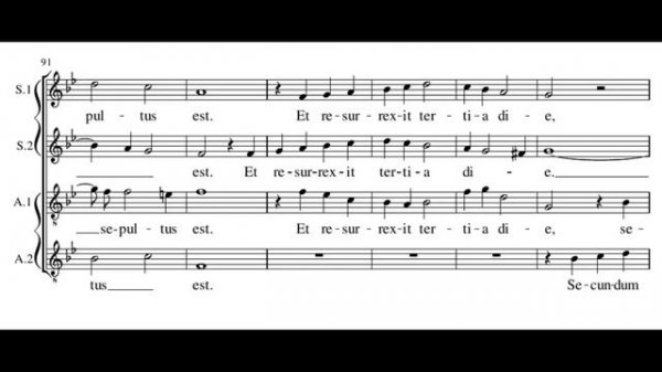 Palestrina: Missa Ut re mi fa sol la - Credo - Sixteen