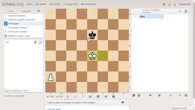 Что такое оппозиция и правило квадрата в шахматах | Chess Up! School #11 смотреть онлайн