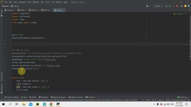 Control LED with Google Sheets, Arduino, and Python смотреть онлайн