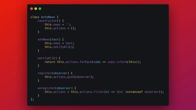 JavaScript Паттерны #21 - Observer (Наблюдатель) смотреть онлайн