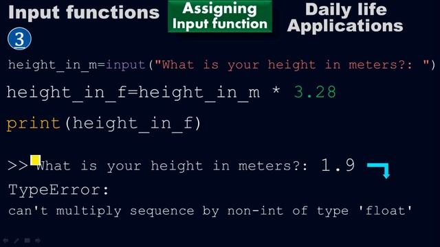 Daily life application of input functions - Data conversion - Python by #Moein смотреть онлайн