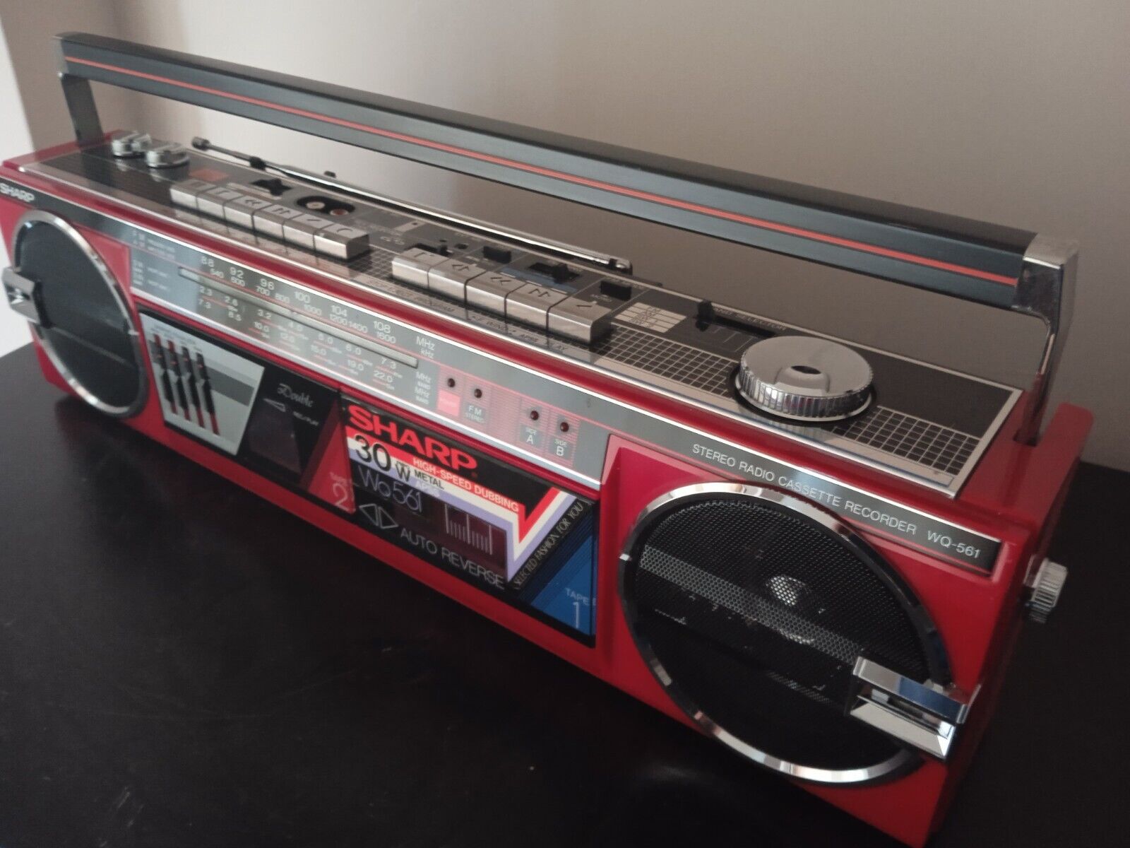SHARP WQ-561Z(R) VINTAGE RADIO-CASSETTE PLAYER-ЯПОНИЯ смотреть онлайн