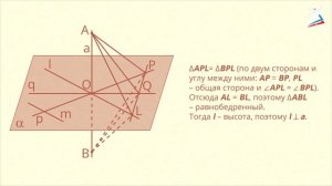 12.1  Признак перпендикулярности прямой и плоскости
