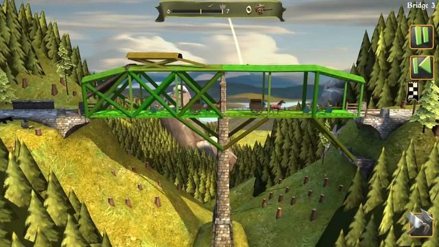 Bridge Constructor Medieval Chapter 4 Bridge 3 Solution смотреть онлайн