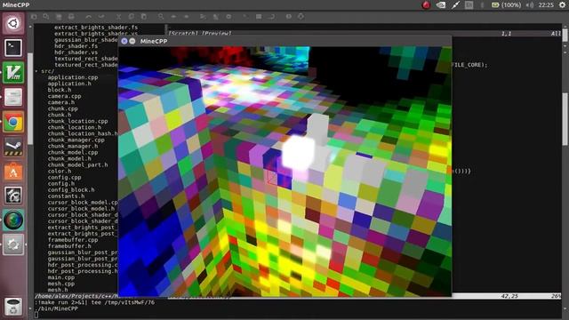 C++ & Opengl - Voxel Game & Bloom смотреть онлайн