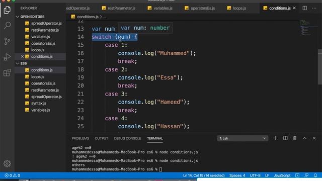 18 JavaScript ES6 | Decision Making Switch statement смотреть онлайн