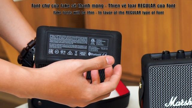 [Unboxing] Phân biệt Marshall Stockwell 2 FAKE l Distinguishing fake speaker смотреть онлайн