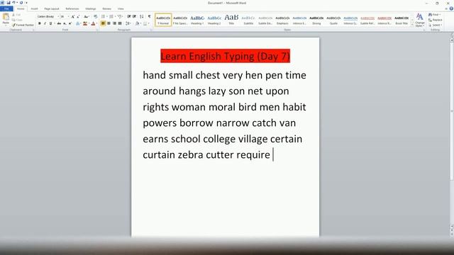 Learn English Typing in 10 Days - (Day 7) | Free Typing Lessons | Touch Typing Course| Tech Avi смотреть онлайн