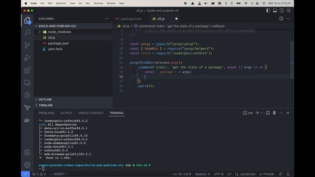 NodeJs: Build and publish cli to NPM смотреть онлайн