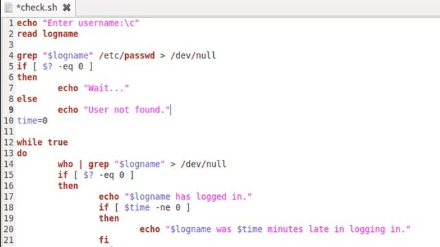 Shell Scripting Tutorials-57: Know when users log in Part Two смотреть онлайн