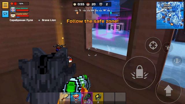 Pixel Gun 3D - FENRIR DARK WOLF Ate all Enemies in Battle Royale смотреть онлайн