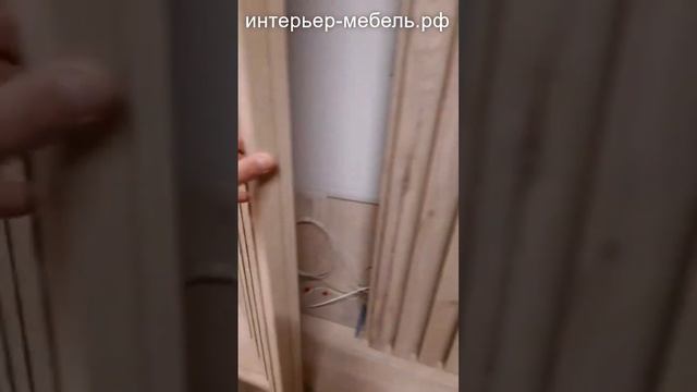Подвесная консоль для прихожей с вертикальными рейками смотреть онлайн