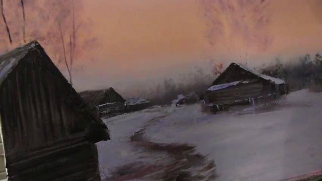 Уроки Игоря Сахарова Зимний розовый мотив