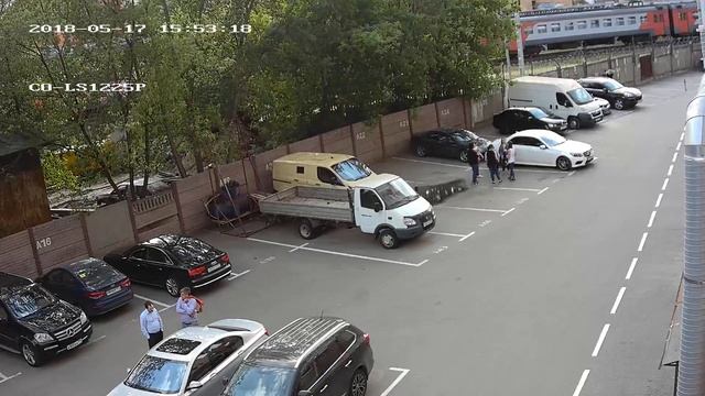 Уличная IP-камера CO-LS1225P. Улица ночь. смотреть онлайн