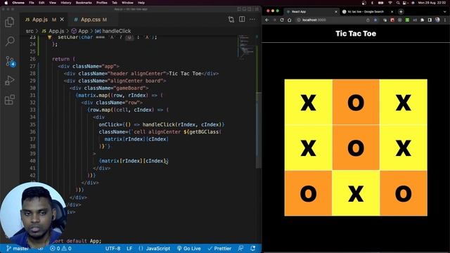Build Tic Tac Toe game with React Js | Tamil смотреть онлайн