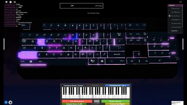 Fur Elise Roblox Virtual Piano Expert, Notes in desc смотреть онлайн