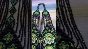 #287 gerdan beads. гердан из бисера на станке