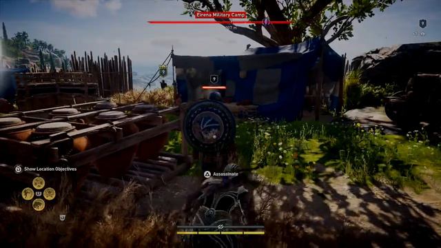 Assassin's Creed Odyssey Megaris Eirena Military Camp Side Mission Playthrough/Walkthrough. смотреть онлайн