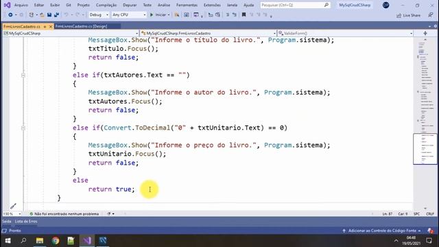 C# (3), inserindo dados de um banco de dados MySQL. Windows Forms Visual Studio смотреть онлайн