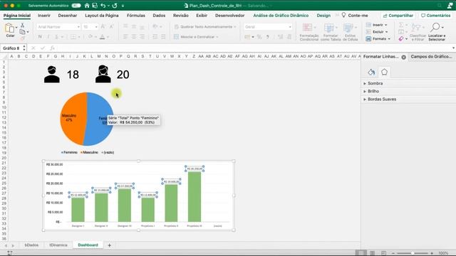 Como Criar um DASHBOARD no Excel do ZERO - Controle de RH смотреть онлайн