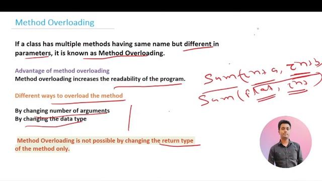 What is method overloading in java ? Method Overlading | Method Overriding | #studypoint #java смотреть онлайн
