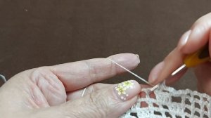 Вяжем Скатерть Крючком в Технике Филейного Вязания (Часть 4)