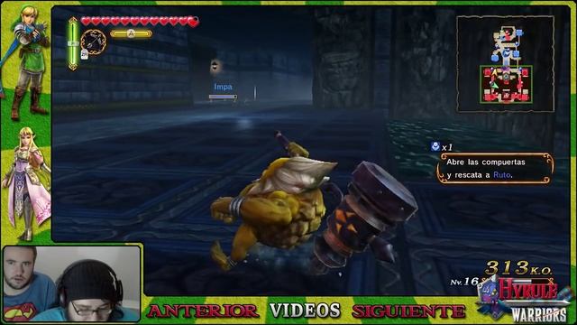 Wii U l Co-op l Hyrule Warriors l # 6 l ¡ Este Templo Del Agua Es Mas Fácil ! смотреть онлайн