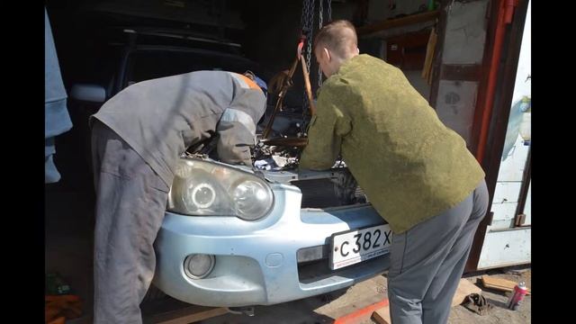 Swap Subaru Impreza engine EJ152 to EJ203 смотреть онлайн