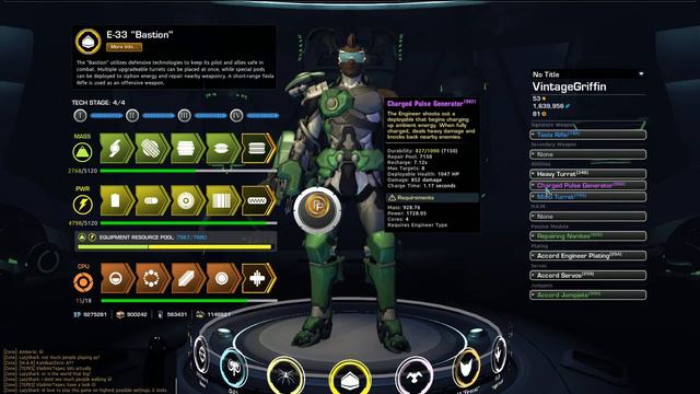 Firefall, Accord Engeneer, Charged Pulse Generator charge time bug смотреть онлайн
