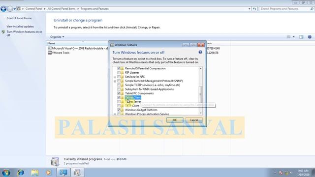 how to Install Configure and use Telnet in windows server 2008 r2 смотреть онлайн