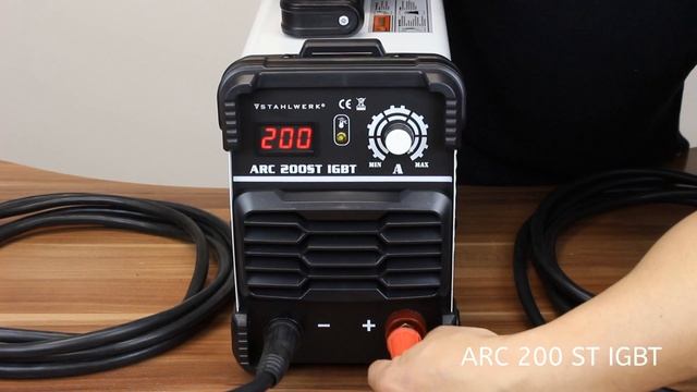 Schweißgeräte STAHLWERK ARC 200 Mit IGBT. Vergleich & Anleitung Von MMA / E-HAND Inverter.