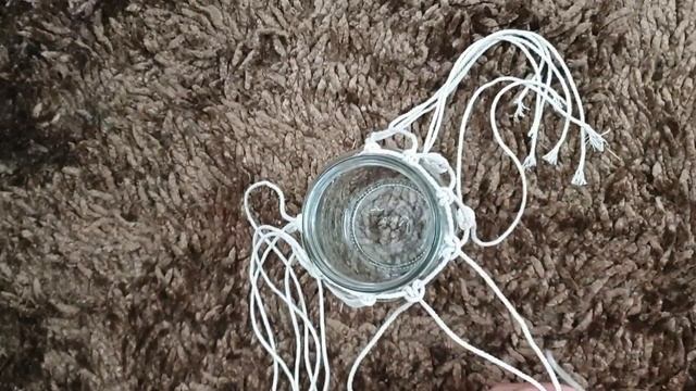 Easy Macrame Jar Cover | DIY Glass Jar Cover | Boho Style Glass Decor смотреть онлайн